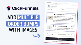 How to Add Multiple Order Bumps With Images in Clickfunnels - Clickfunnels Tutorial