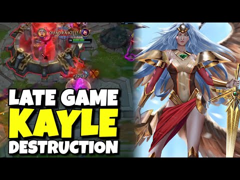 FULL BUILD LATE GAME KAYLE IS AUTO WIN
