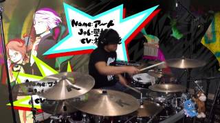 [Hamatora(ハマトラ) THE ANIMATION OP]"FLAT" by livetune ft Yuuki Ozaki from Galileo Galilei[DrumCover]