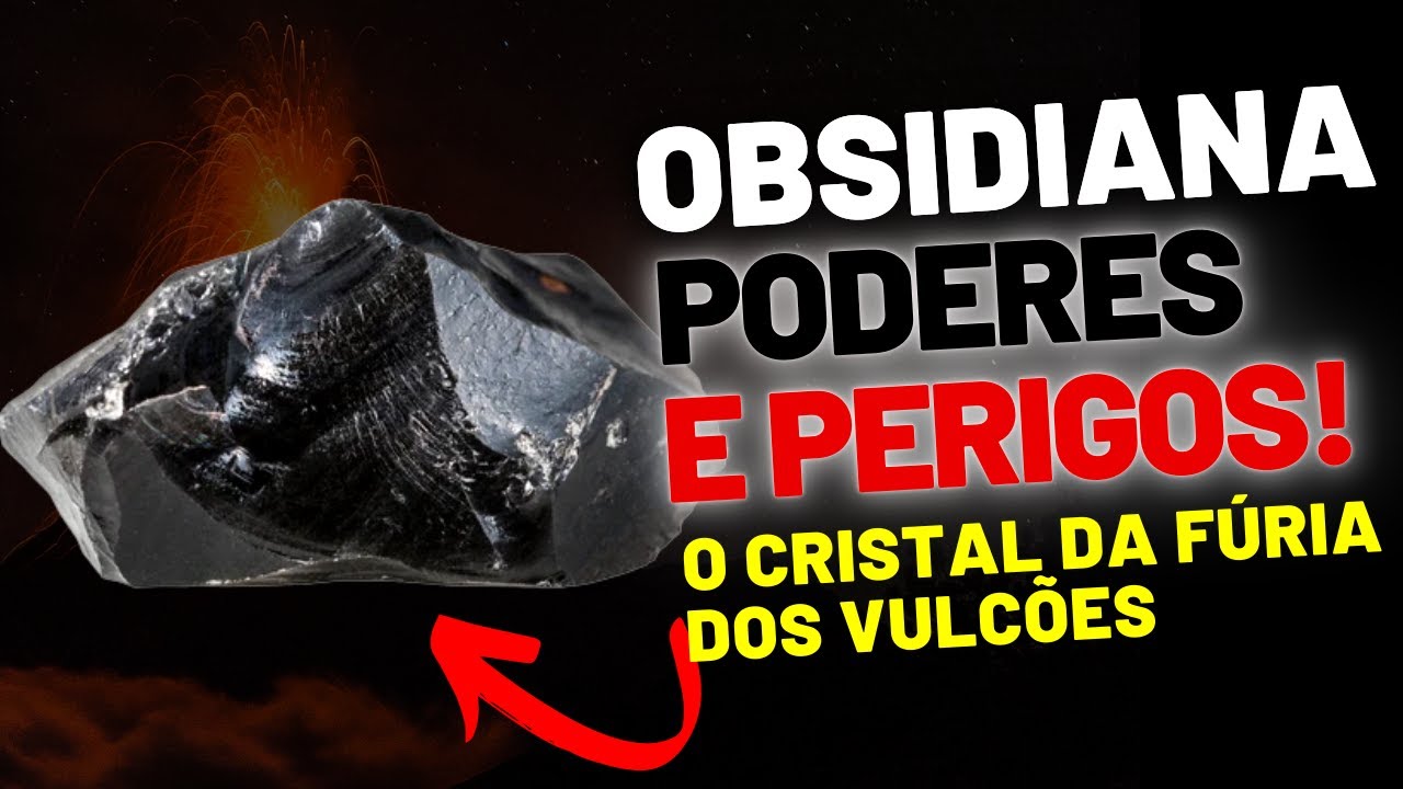 ⚫ OBSIDIANA NEGRA - SIGNIFICADO ESPIRITUAL, PODERES E PERIGOS!