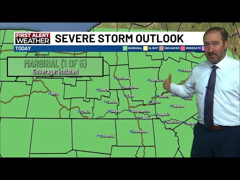 FIRST ALERT today and Saturday for a severe storm risk