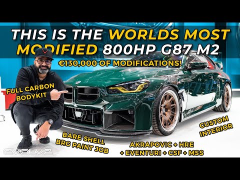 THE WORLDS MOST MODIFIED G87 M2 - €130,000 of modifications - Alpha-N Eventuri Akrapovic HRE MSS CSF