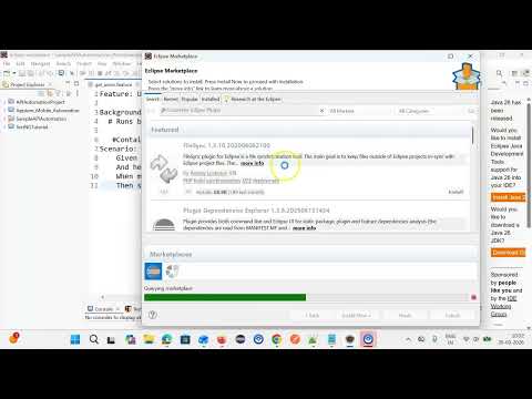 Install Cucumber Eclipse Plugin