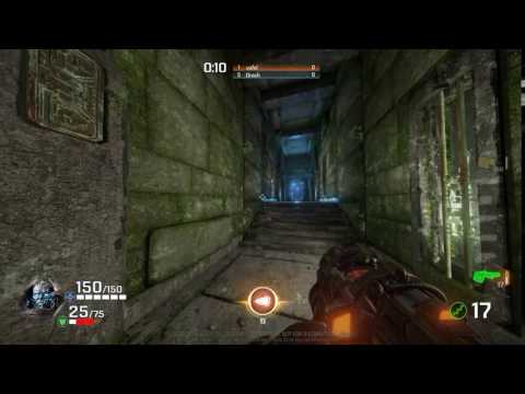 Quake Champions - heavyweight 2 rail combokill