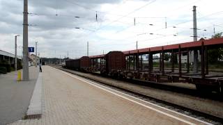 preview picture of video 'Bahnhof Gmünd NO: cz čoc 340 062-9 und 340 055-3 richtung České Velenice (Tschechien)'