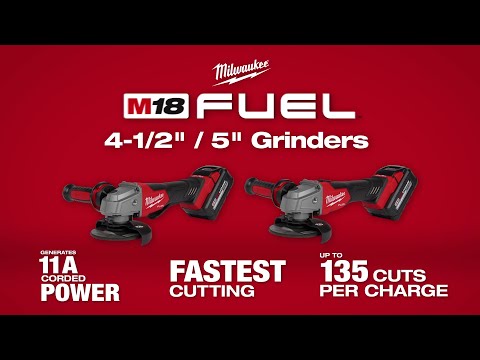 MILWAUKEE M18 FUEL 4-1/2" / 5" Grinder Slide Switch, Lock-On