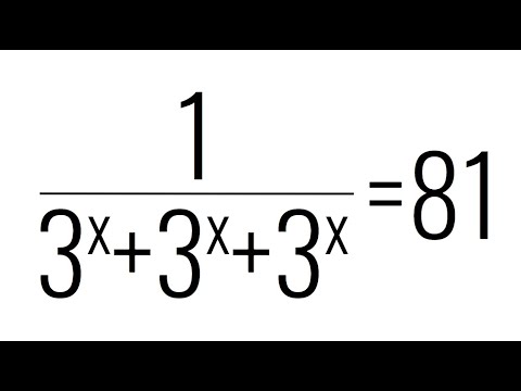 ¿SABES RESOLVER ESTA ECUACIÓN EXPONENCIAL? Álgebra Básica