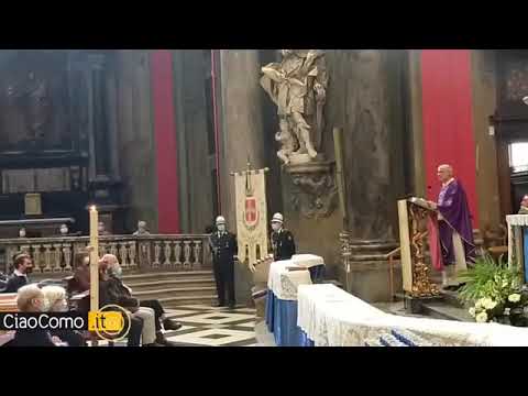 Como, basilica del Crocifisso: addio commosso ad Ines Figini