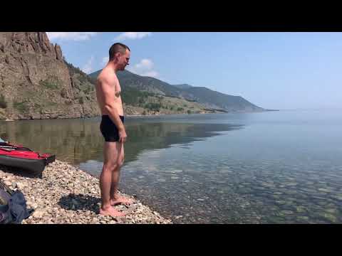 Купание в тёплом Байкале))