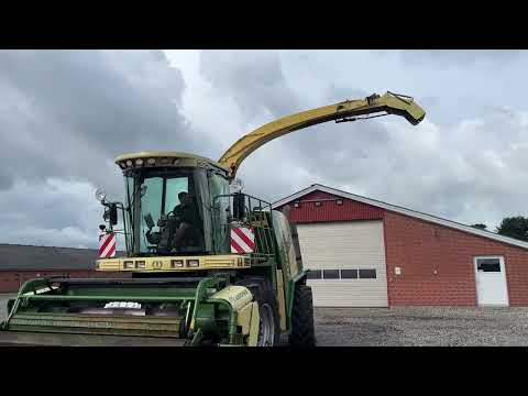 Video: Krone Big X finsnitter med pickup og 12 række majsbord 1