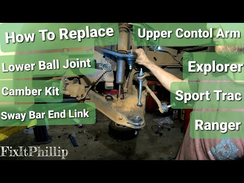 Ford Explorer Lower Ball Joint and Upper Control Arm Replacement Sport Trac Ranger Mazda