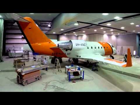 AMSA Search and Rescue Aircraft Timelapse