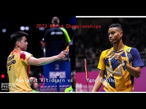 Kunlavut Vitidsarn (THA) vs Ygor Coelho (BRA) | R32 | BWF World Championships 2023