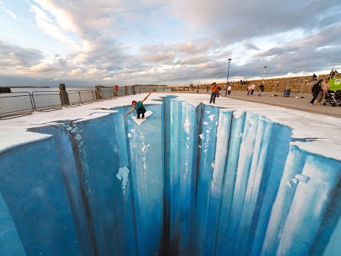 The Crevasse - Making of 3D Street Art