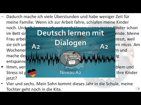 Dialoge A2  | Deutsch lernen durch Hören | 3 |