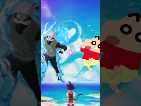 Kakashi and Shin chan Fusion 😈🔥😤🔥 mode 😎#viral#trending#anime#shorts#naruto#shinchan#fyp