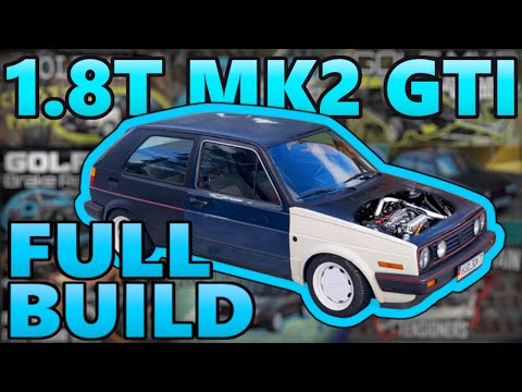 One Year in 40 Minutes - The Dumpster Fire GTI Full Build - 20vt Golf Mk2