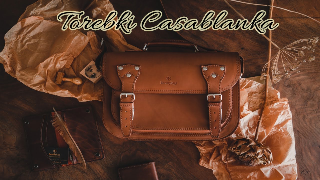 Idealne torebki skórzane Casablanca - wersja średnia 36x27cm