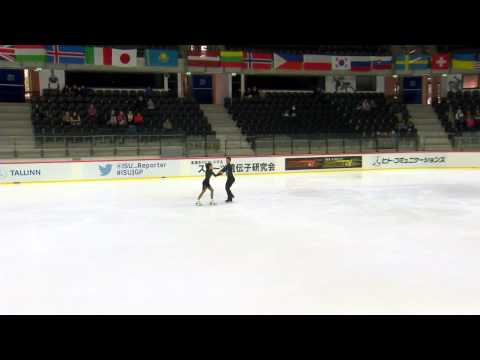 ISU 2014 Jr Grand Prix Tallinn Short Dance Lilah FEAR / Jacob PAYNE GBR