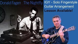 I.G.Y., What a Beautiful World, Donald Fagen, guitar cover, Jake Reichbart, lesson available!