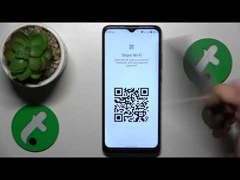 How to Share the WiFi Network on ZTE Blade A51 - QR Code