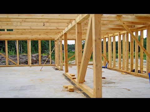 Strawbale Vlog 18 - środkowa ściana nośna i murłaty zewnętrzne