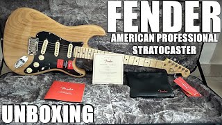 Video thumbnail for FENDER AMERICAN PROFESSIONAL STRATOCASTER NATURAL | Unboxing by SIGIT S.P