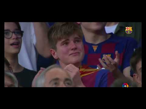 Fans reaction after watching Messi's video at Camp Nou