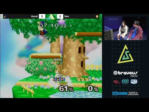 Super Ascension Melee Losers Top 8 - Keo (Fox) v Axcel (Falco)
