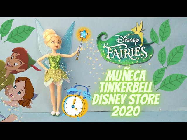 Vídeo relacionado con Disney Store Official, Peter Pan, Campanilla, muñeca clásica, 25 cm, muñeca del Hada de Disney Totalmente posable con un Elegante Atuendo, alas detalladas y Cepillo de Juguete, para Mayores de 3 años
