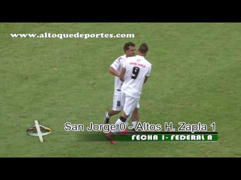Federal A   San Jorge 0   Altos H  Zapla 1