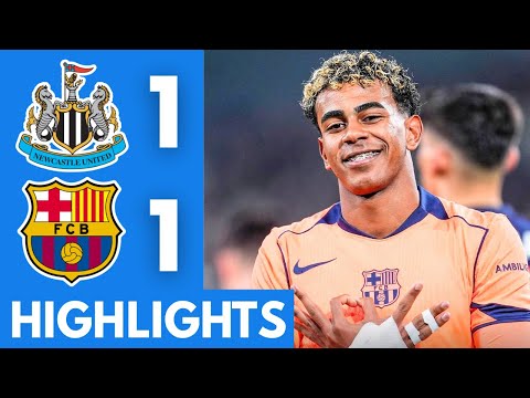 Newcastle vs Barcelona Highlights | UEFA Champions League 2025/26