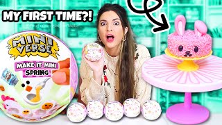 Testing MINIVERSE Craft Kit - Make Tiny RESIN Food?!