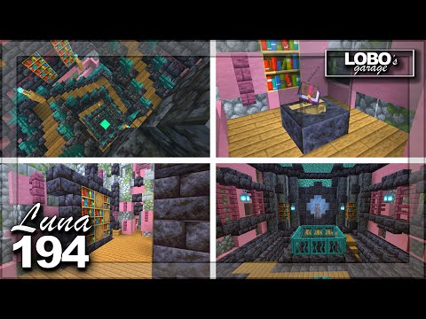 MINECRAFT Survival #194 | ENCHANTRY MAGE TOWER COMPLETED ! | Interior Decorating | LUNA SSP Phase 2