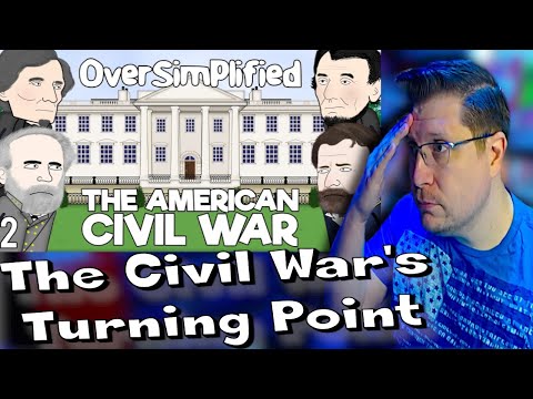 History Noob Watches "The American Civil War - OverSimplified (Part 2)" | Learned a TON...