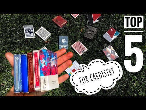 Best Playing Cards for Cardistry // TOP 5