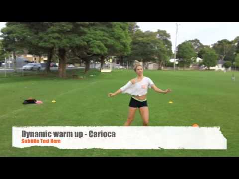 Dynamic warm up - carioca