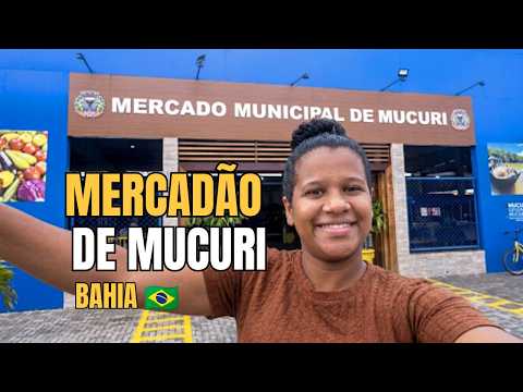 CONHECENDO O MERCADÃO MUNICIPAL DE MUCURI BAHIA 🇧🇷 | Feira, produtos da roça e rotina real
