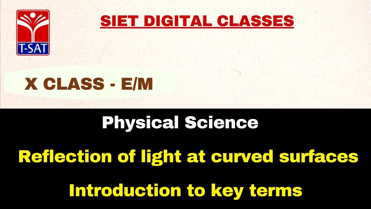 X Class - E/M || Physical Science – Reflection of light at curved surfaces