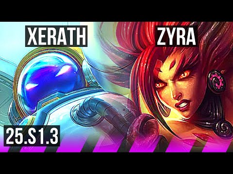 XERATH & Jhin vs ZYRA & Caitlyn (SUP) | 4/1/6 | KR Diamond | 25.S1.3