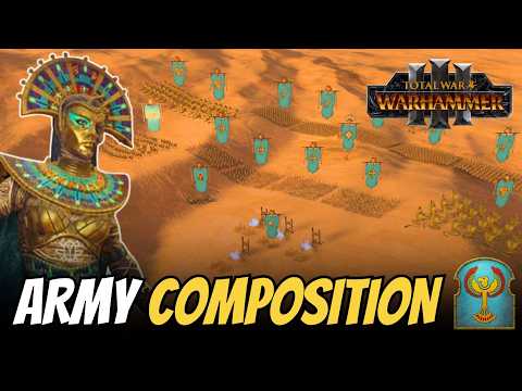 Tomb Kings ARMY COMPOSITIONS, Every Legendary Lord Best Army | Total War Warhammer 3