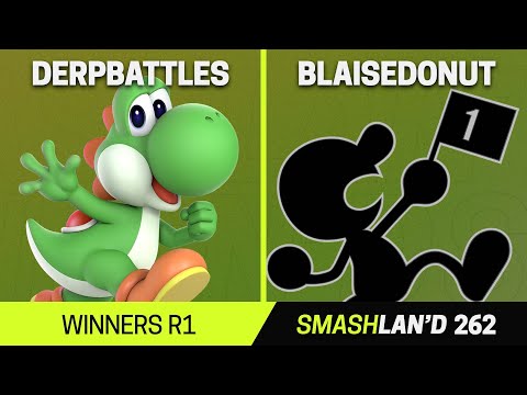 SmashLAN'd 262 Winners R1 - DerpBattles (Yoshi) vs blaisedonut (Mr. Game & Watch) - SSBU Tournament
