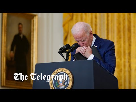 Joe Biden crumbles under questioning about US withdrawal from Afghanistan