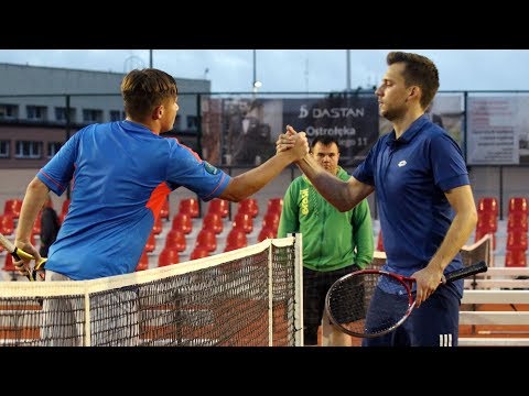 Finał tenisowych MO: Jordan Czapski - Adam Otłowski