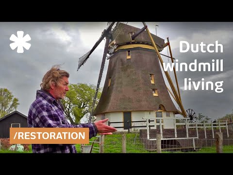 Old windmill home pumps water & could inspire future dwellings