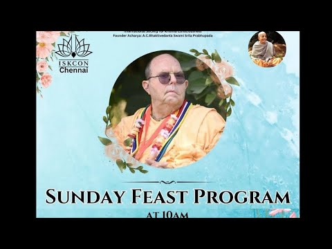 Special Sunday Feast lecture - HH Jaypataka Swami - ISKCONChennai - 26Oct25