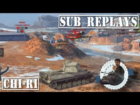 WOT Blitz - Subscriber Replay Chi-Ri 3876 dmg 5 kill Ace ||WOT Blitz||