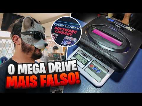 O MEGA DRIVE MAIS FALSO DO MUNDO (TEM ATÉ SUPER MARIO)!