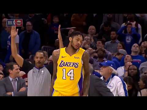 Brandon Ingram's game winning 3 - crazy final seconds! - Lakers@76ers