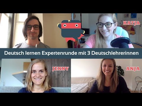 ᐅ Deutsch lernen: Expertenrunde mit Anja, Jenny und Katja (mit deutschen Untertiteln)